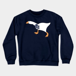 Goose Wizard with Blue Gray Scarf Crewneck Sweatshirt